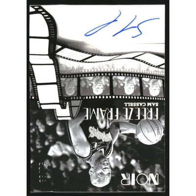 2024-25 Panini Noir Freeze Frame Signatures #15 Sam Cassell/99