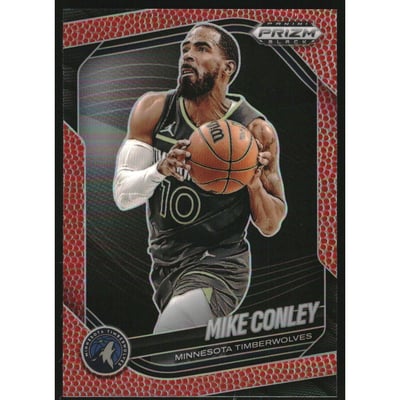 2024-25 Panini Prizm Black Prizms Basketball #182 Mike Conley