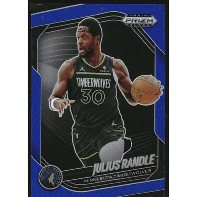2024-25 Panini Prizm Black Prizms Blue #24 Julius Randle