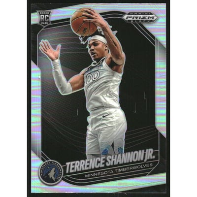 2024-25 Panini Prizm Black Prizms Silver #37 Terrence Shannon Jr.