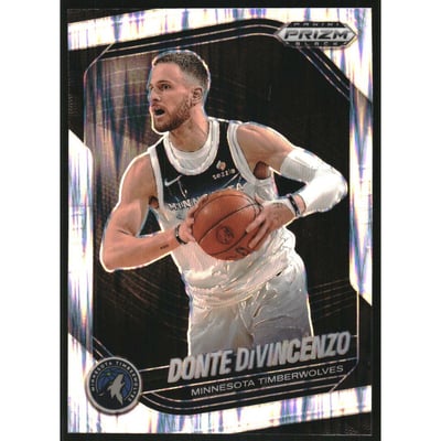 2024-25 Panini Prizm Black Prizms Skewed #51 Donte DiVincenzo