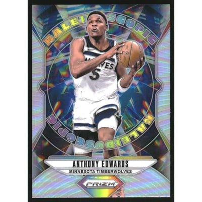 2024-25 Panini Prizm Kaleidoscopic Prizms Silver #1 Anthony Edwards