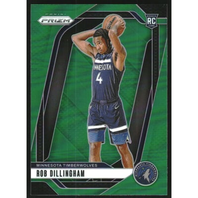 2024-25 Panini Prizm Prizms Green #250 Rob Dillingham