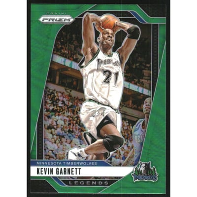 2024-25 Panini Prizm Prizms Green #283 Kevin Garnett