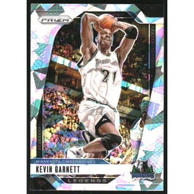 2024-25 Panini Prizm Prizms Ice #283 Kevin Garnett