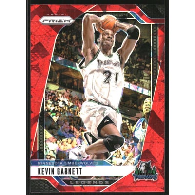 2024-25 Panini Prizm Prizms Red Ice #283 Kevin Garnett