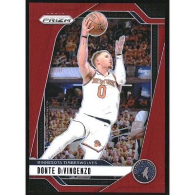 2024-25 Panini Prizm Prizms Red #51 Donte DiVincenzo