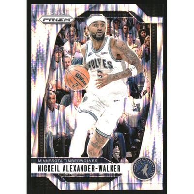 2024-25 Panini Prizm Prizms Skewed #135 Nickeil Alexander-Walker
