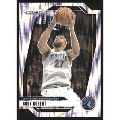 2024-25 Panini Prizm Prizms Skewed #159 Rudy Gobert