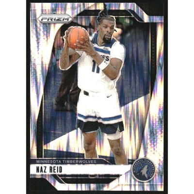 2024-25 Panini Prizm Prizms Skewed #176 Naz Reid