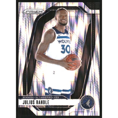2024-25 Panini Prizm Prizms Skewed #57 Julius Randle
