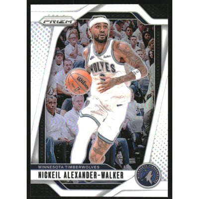 2024-25 Panini Prizm Prizms White #135 Nickeil Alexander-Walker
