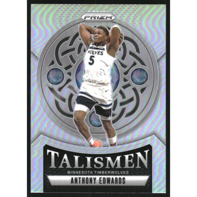 2024-25 Panini Prizm Talismen Prizms Silver #16 Anthony Edwards
