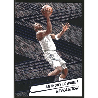 2024-25 Panini Revolution Blue Storm #40 Anthony Edwards