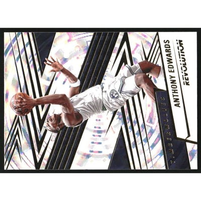 2024-25 Panini Revolution Fractal #40 Anthony Edwards