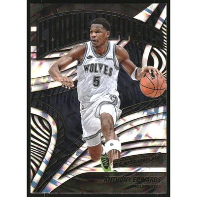 2024-25 Panini Revolution Showstoppers Fractal #8 Anthony Edwards