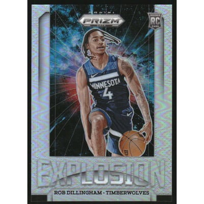 2024-25 Prizm Deca Explosion Prizms Silver #3 Rob Dillingham