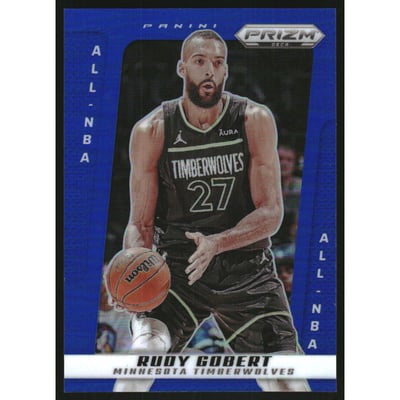 2024-25 Prizm Deca Prizms Blue #283 Rudy Gobert ANBA