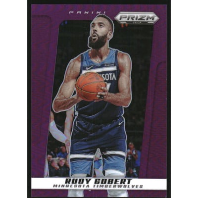 2024-25 Prizm Deca Prizms Purple #128 Rudy Gobert
