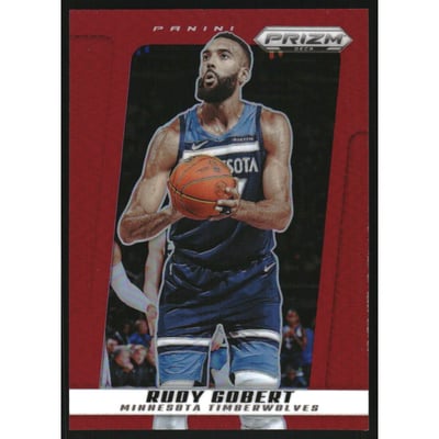 2024-25 Prizm Deca Prizms Red #128 Rudy Gobert