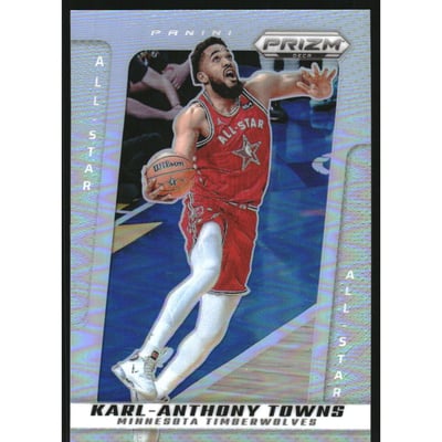 2024-25 Prizm Deca Prizms Silver #263 Karl-Anthony Towns AS