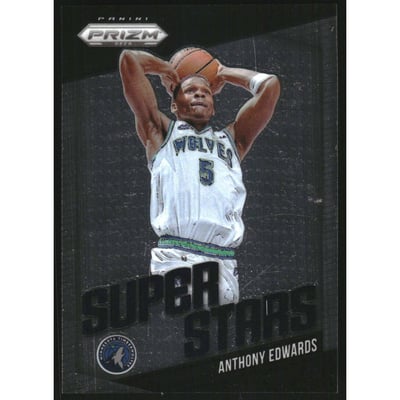 2024-25 Prizm Deca Superstars #1 Anthony Edwards