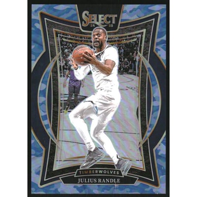 2024-25 Select Blue Camo Prizms #45 Julius Randle