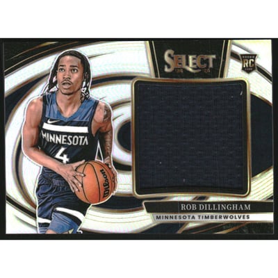 2024-25 Select Jumbo Rookie Swatches #24 Rob Dillingham