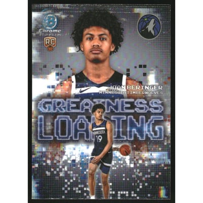 2025-26 Bowman Chrome Greatness Loading Refractors #GL17 Joan Beringer