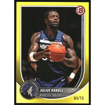 2025-26 Bowman Yellow Border #183 Julius Randle