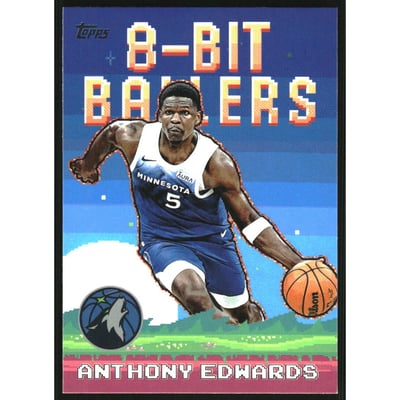 2025-26 Topps 8-Bit Ballers #8B18 Anthony Edwards