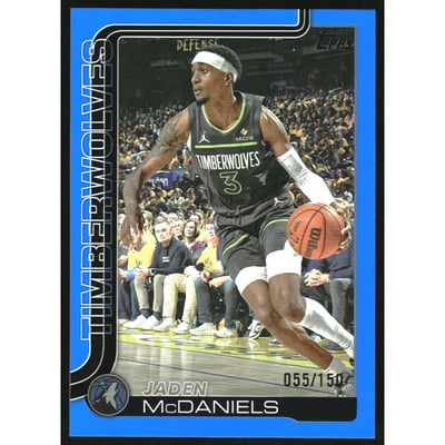 2025-26 Topps Blue Rainbow #248 Jaden McDaniels