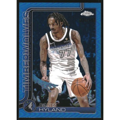 2025-26 Topps Chrome Blue Refractors #90 Bones Hyland