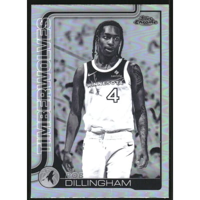2025-26 Topps Chrome Negative Refractors #162 Rob Dillingham