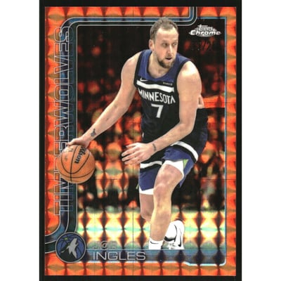 2025-26 Topps Chrome Orange Geometric Refractors #142 Joe Ingles