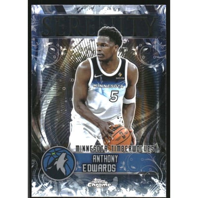 2025-26 Topps Chrome Serenity #SY4 Anthony Edwards