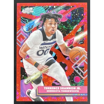 2025-26 Topps Cosmic Chrome Lunar Refractor #113 Terrence Shannon Jr.
