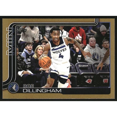 2025-26 Topps Gold #114 Rob Dillingham