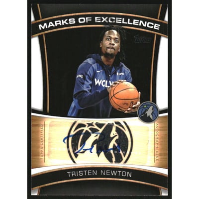 2025-26 Topps Marks of Excellence #METN Tristen Newton
