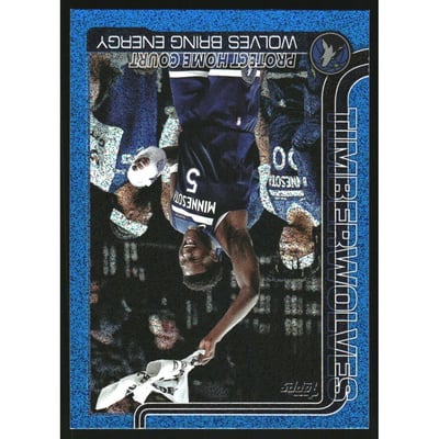 2025-26 Topps Sandglitter Blue #287 Protect Home Court/Terrence Shannon Jr/Anthony Edwards