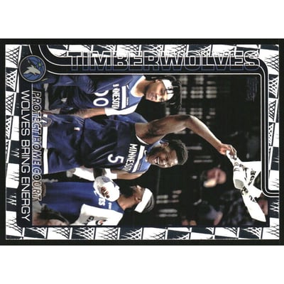 2025-26 Topps Season Tip Off #287 Protect Home Court/Terrence Shannon Jr/Anthony Edwards