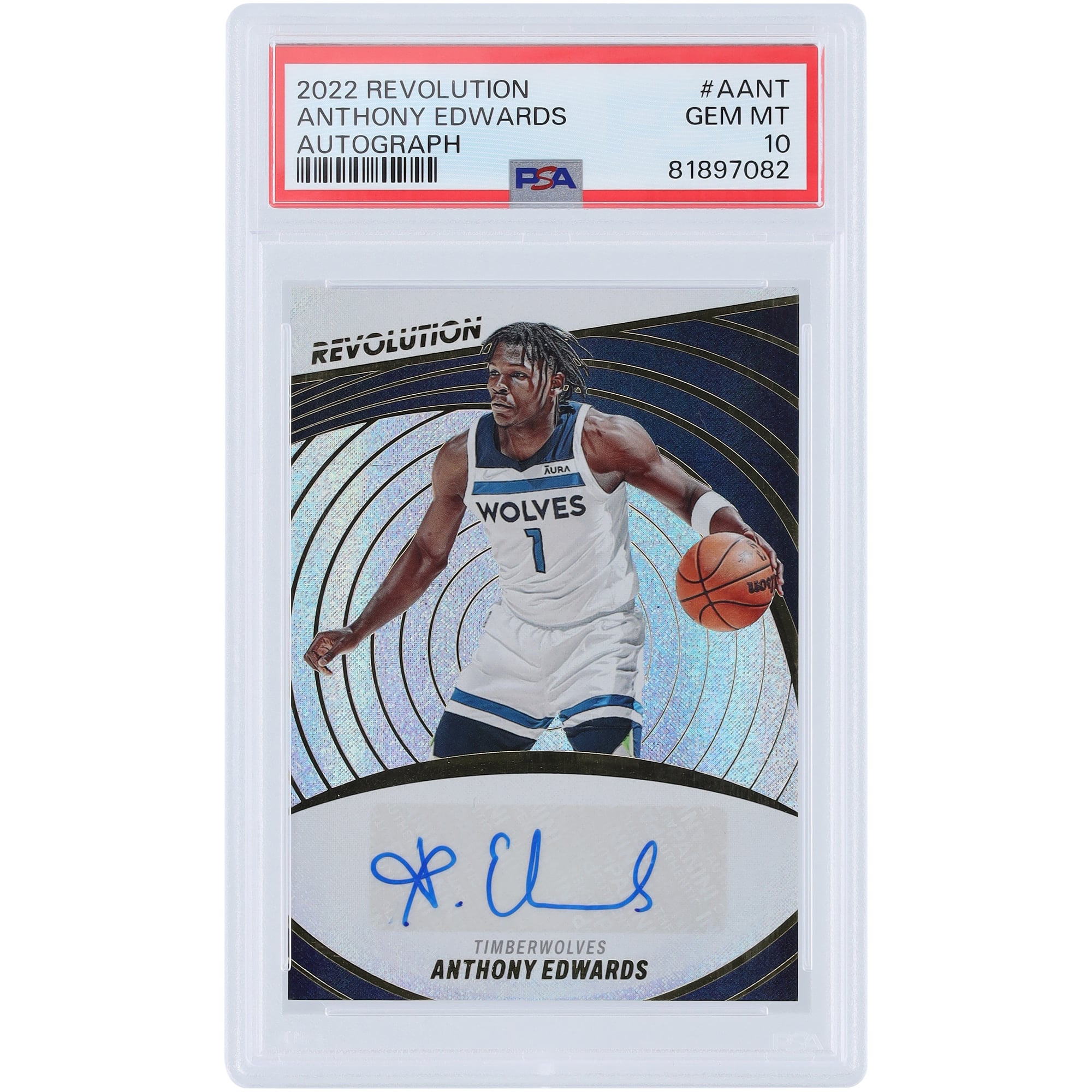 RC Anthony Edwards サイン - nbaカード psa10 アンソニー 0 One 