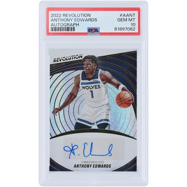 Anthony Edwards Minnesota Timberwolves Autographed 2022-23 Panini 