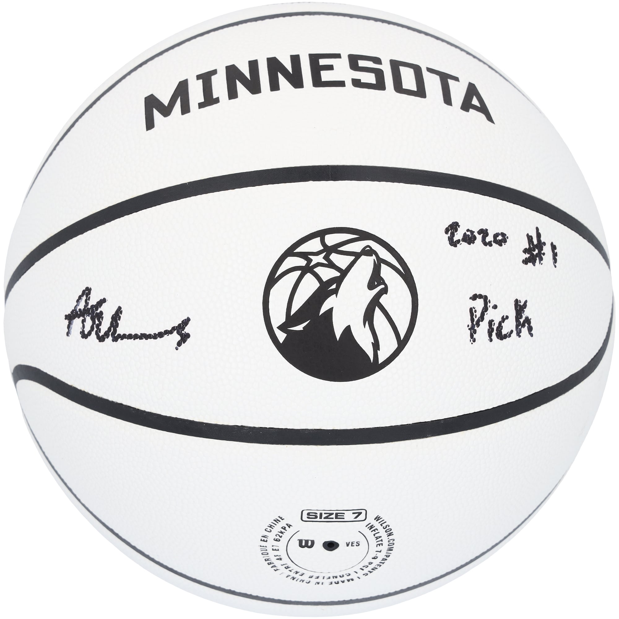 Wolves Signed Team Timberwolves Logo 2022