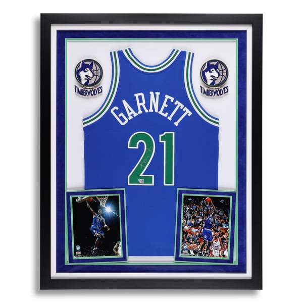 Maillot Minnesota Timberwolves Dédicacé Par Kevin Garnett - Authentifié Fanatics - Modèle Mitchell & Ness