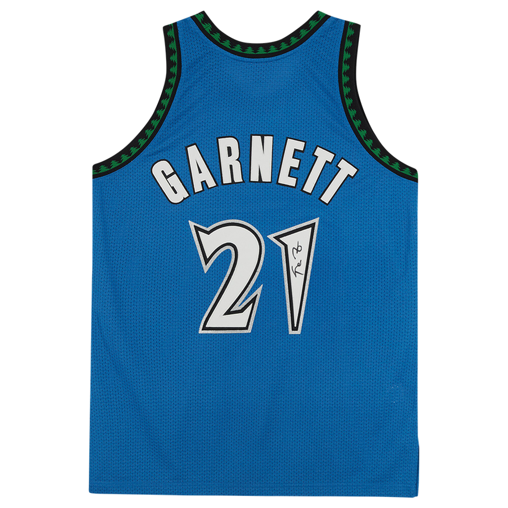 Maillot Dédicacé Par KEVIN GARNETT (Timberwolves) Mitchell & Ness - Certifié FANATICS AUTHENTIC