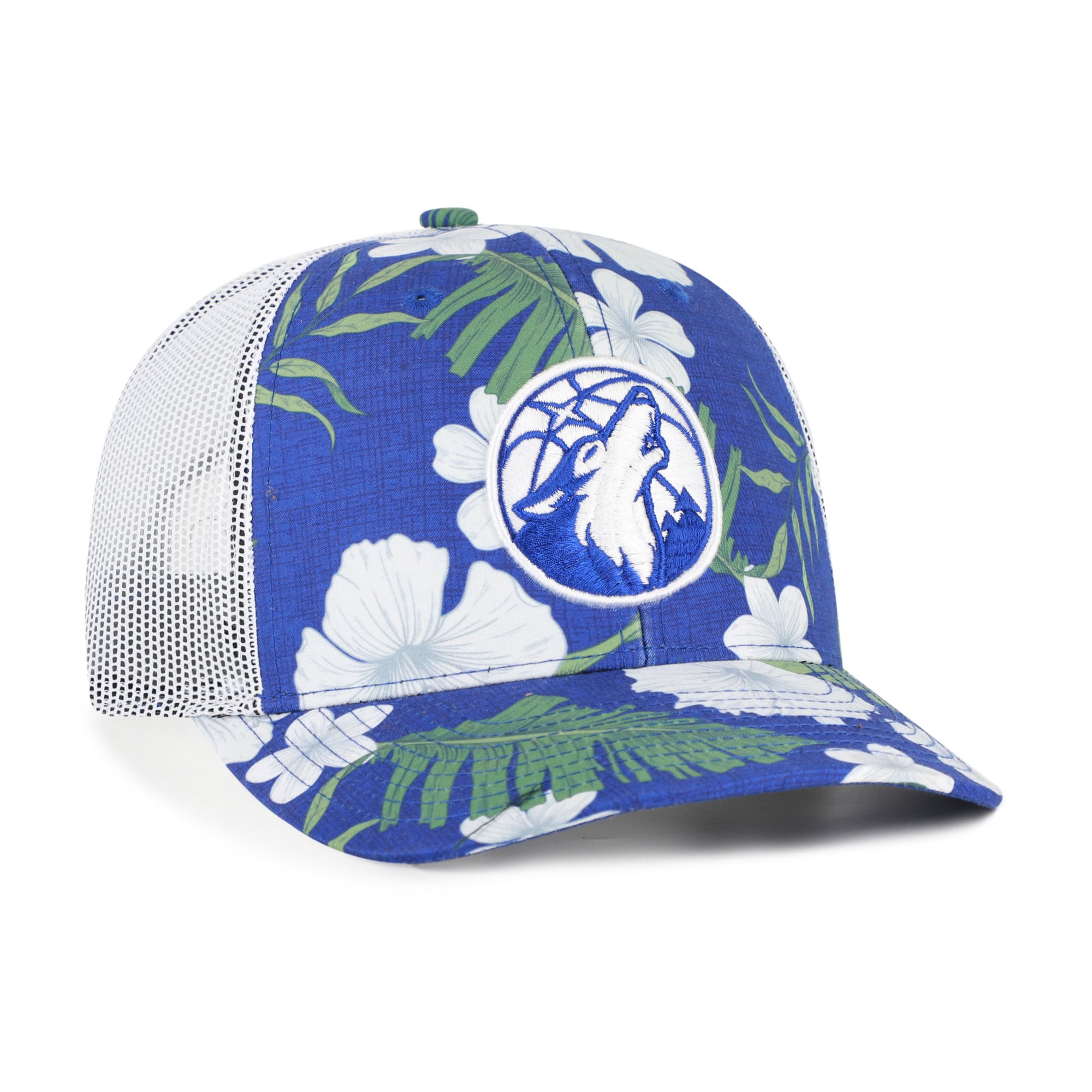 Men's '47 Blue Minnesota Timberwolves Beach Side Trucker Adjustable Hat