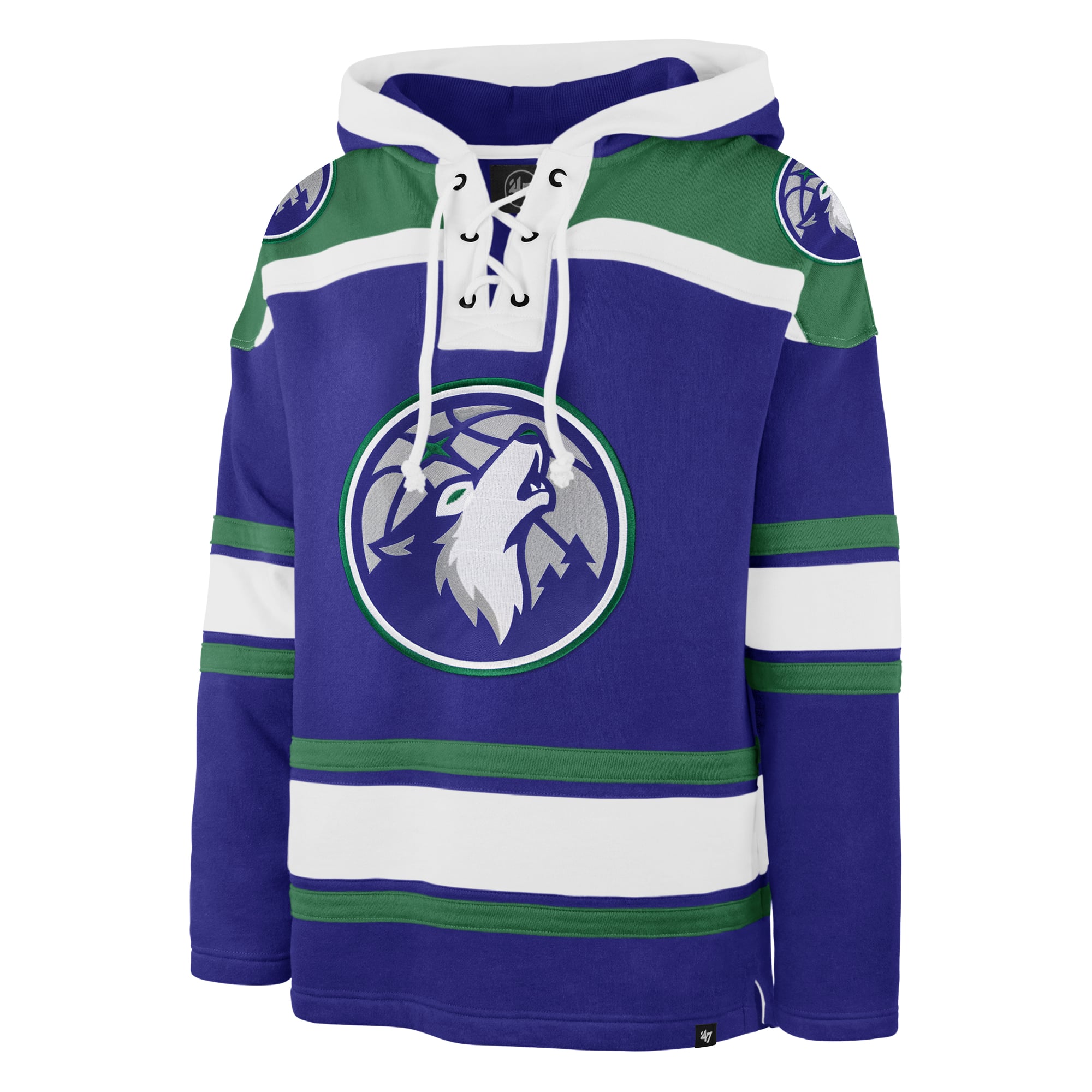 Sweat à capuche '47 Minnesota Timberwolves Superior Lacer pour hommes, bleu