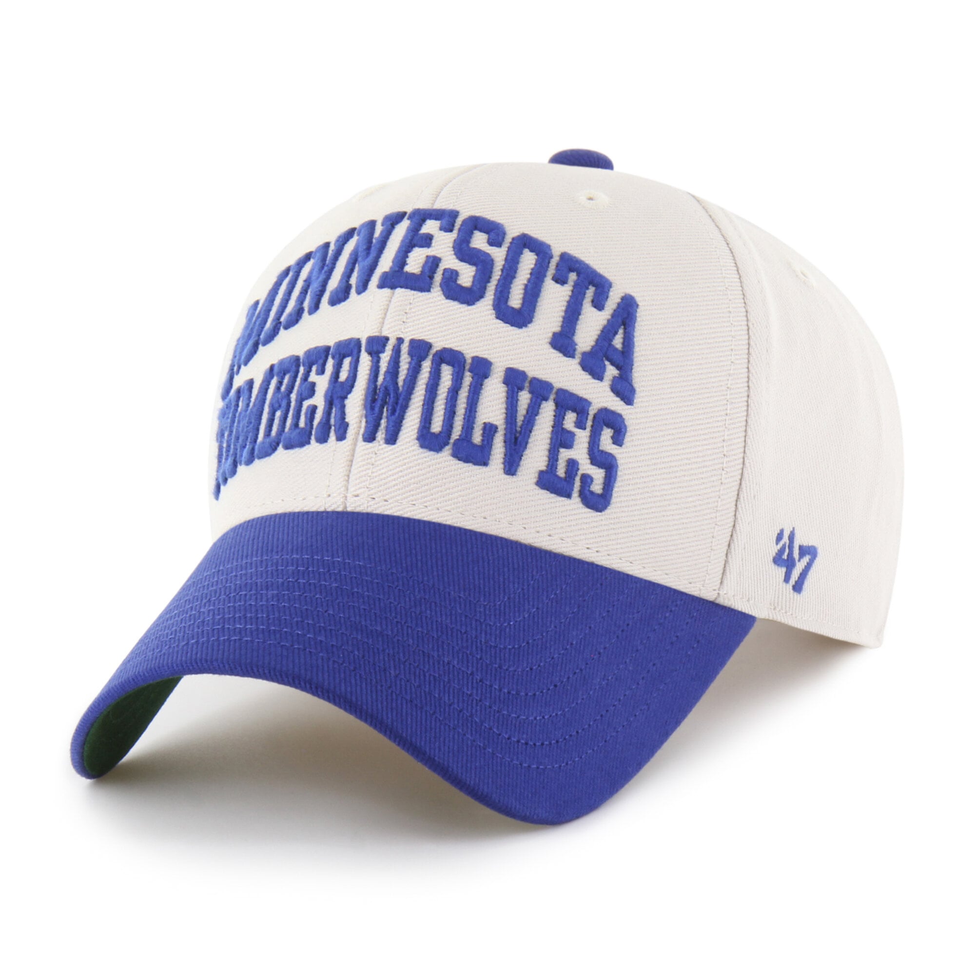 Casquette ajustable MVP '47 Natural Minnesota Timberwolves Broke Line Loop pour homme