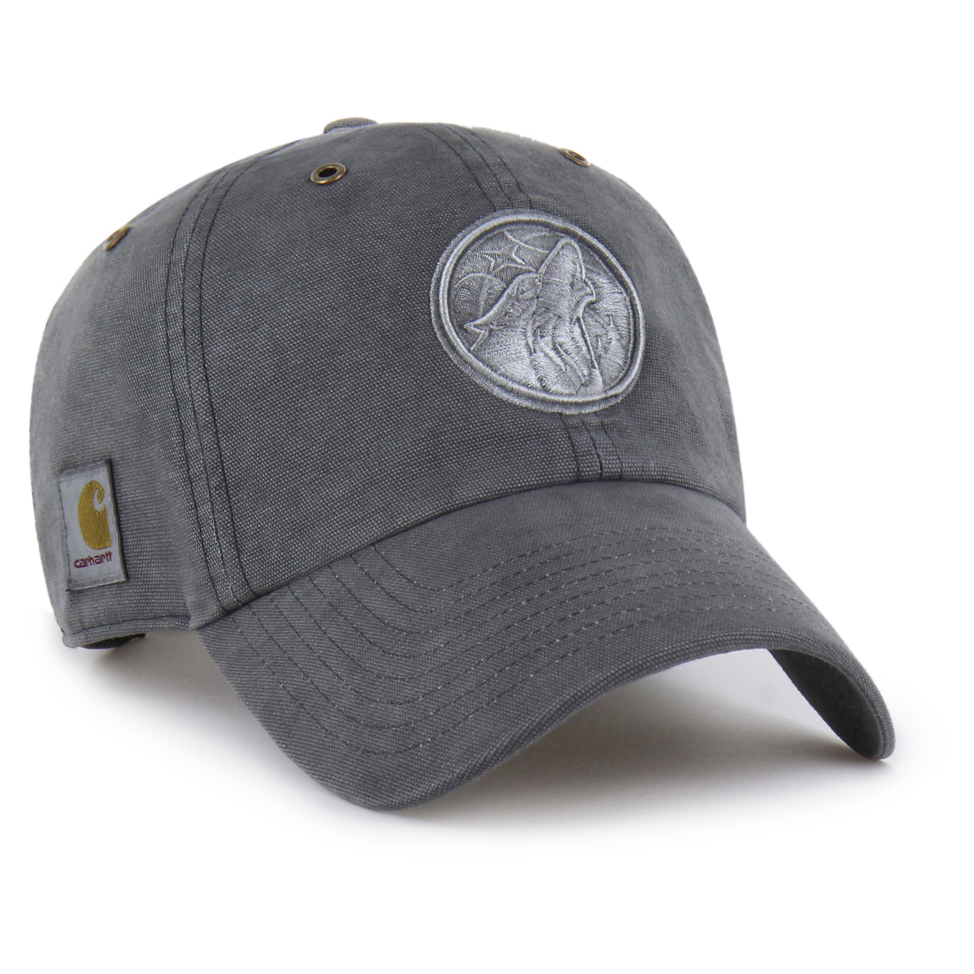 Casquette ajustable Carhartt x '47 Charcoal Minnesota Timberwolves Clean Up pour homme